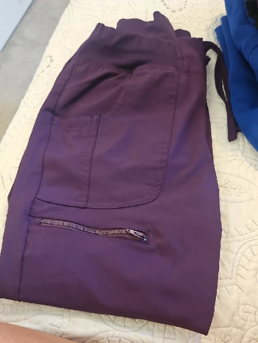HeartSoul Women's Deep Purple Drawstring Jogger Pants - Picture 5 of 8